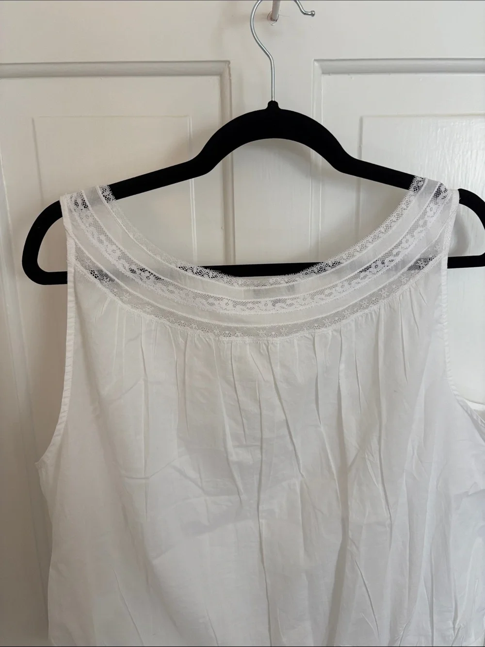 NWT Madewell Lace-Insert Pintuck Sleeveless Top - Picture 8 of 8
